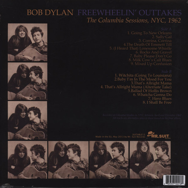  BOB DYLAN  -  freewheelin' outtakes - the columbia sessions, nyc, 1962 (lp) 