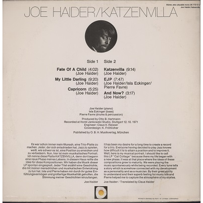 Joe Haider  -  katzenvilla 