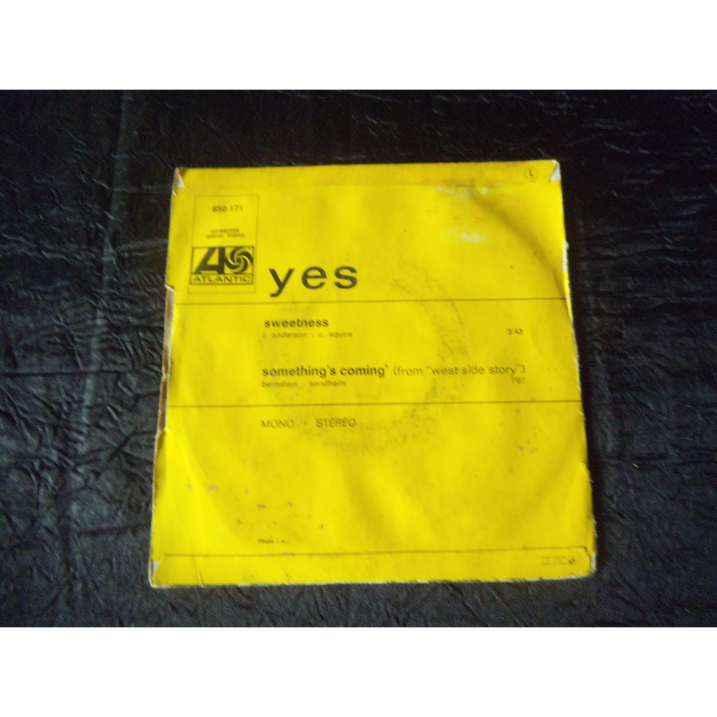 Sweetness / something's coming' by Yes, SP with valou02 Ref117247017