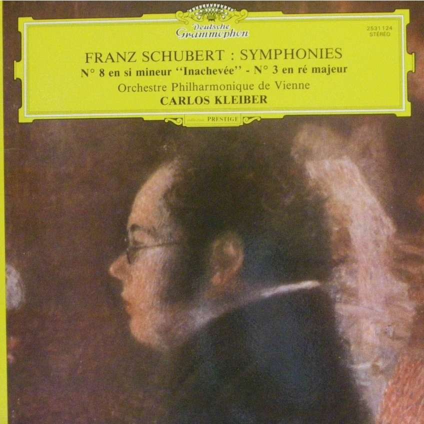 Schubert symphonies 3 & 8 by Carlos Kleiber, LP with lerayonvert