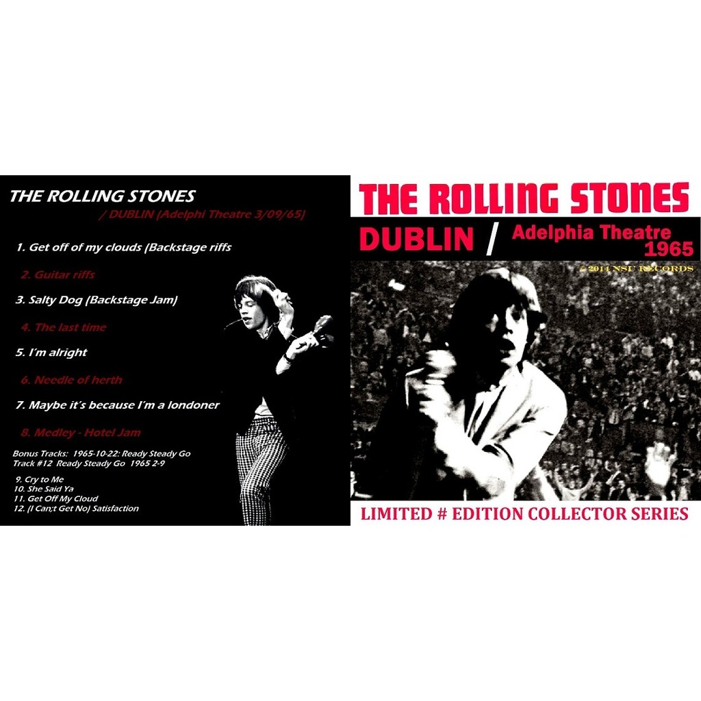 Dublin ireland adelphi theatre 1965 march 9th ltd cd by The Rolling Stones, CD with zorro800