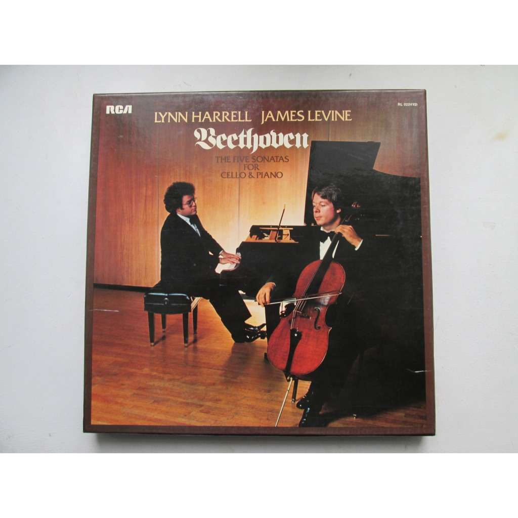 The five sonatas for cello & piano by Beethoven / Lynn Harrell / James