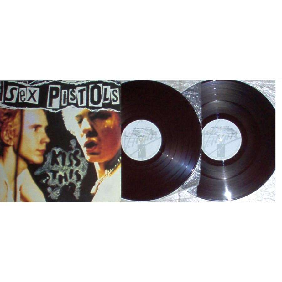 Kiss this (brazil 1993 original ltd 20-trk 2lp set on virgin-fonobras grey  lbl full gf ps) by Sex Pistols, LP x 2 with gmvrecords - Ref:117306278