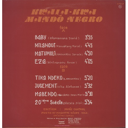  Mando Negro Kwala-Kwa  -  baby 