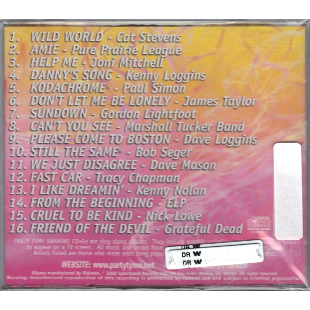 Acoustic gold party tyme karaoke [karaoke cd+graphics] [lyrics