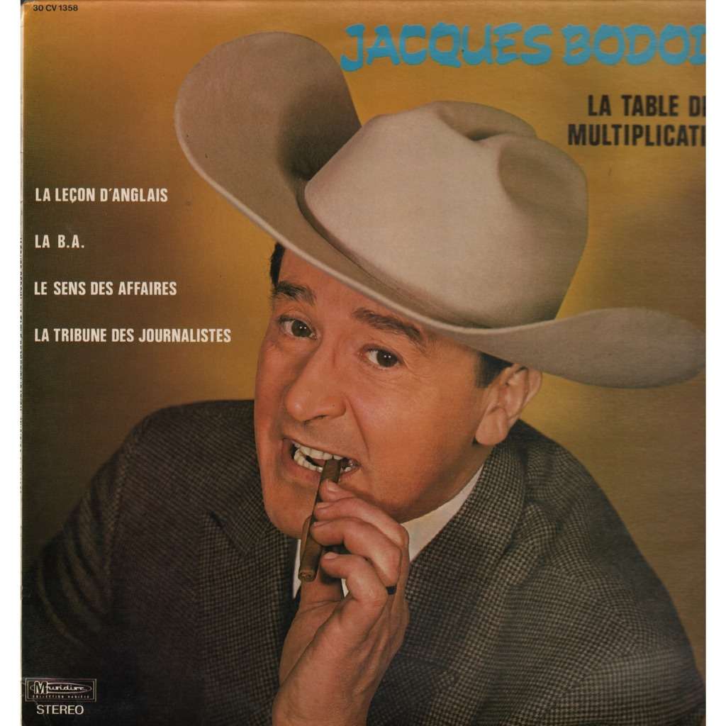 La table de multiplication by Jacques Bodoin, LP with grigo Ref117482830