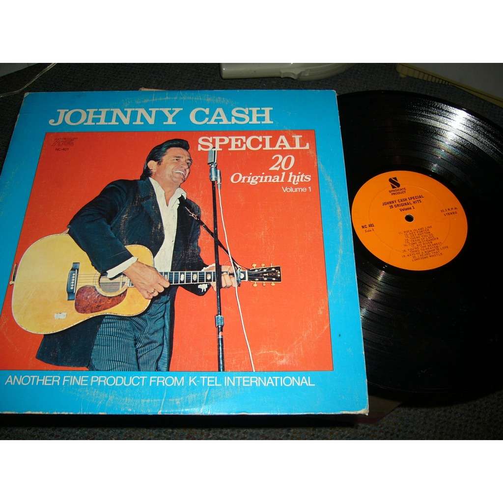 Johnny cash special 20 original hits volume 1 pressage canadien