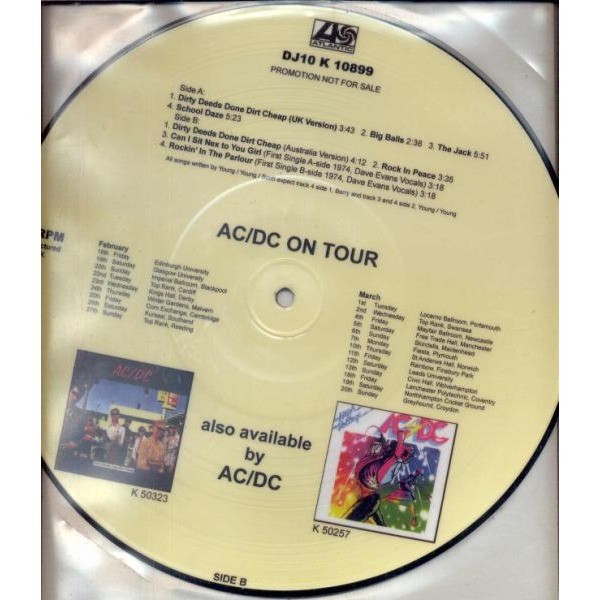 Ac/dc maxi single (uk 2011 promo ltd 8-trk 10lp picture disc) by Ac/Dc ...