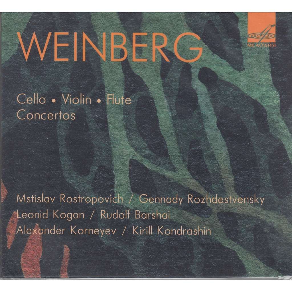 Weinberg (vainberg) violin concerto, cello concerto, flute concerto