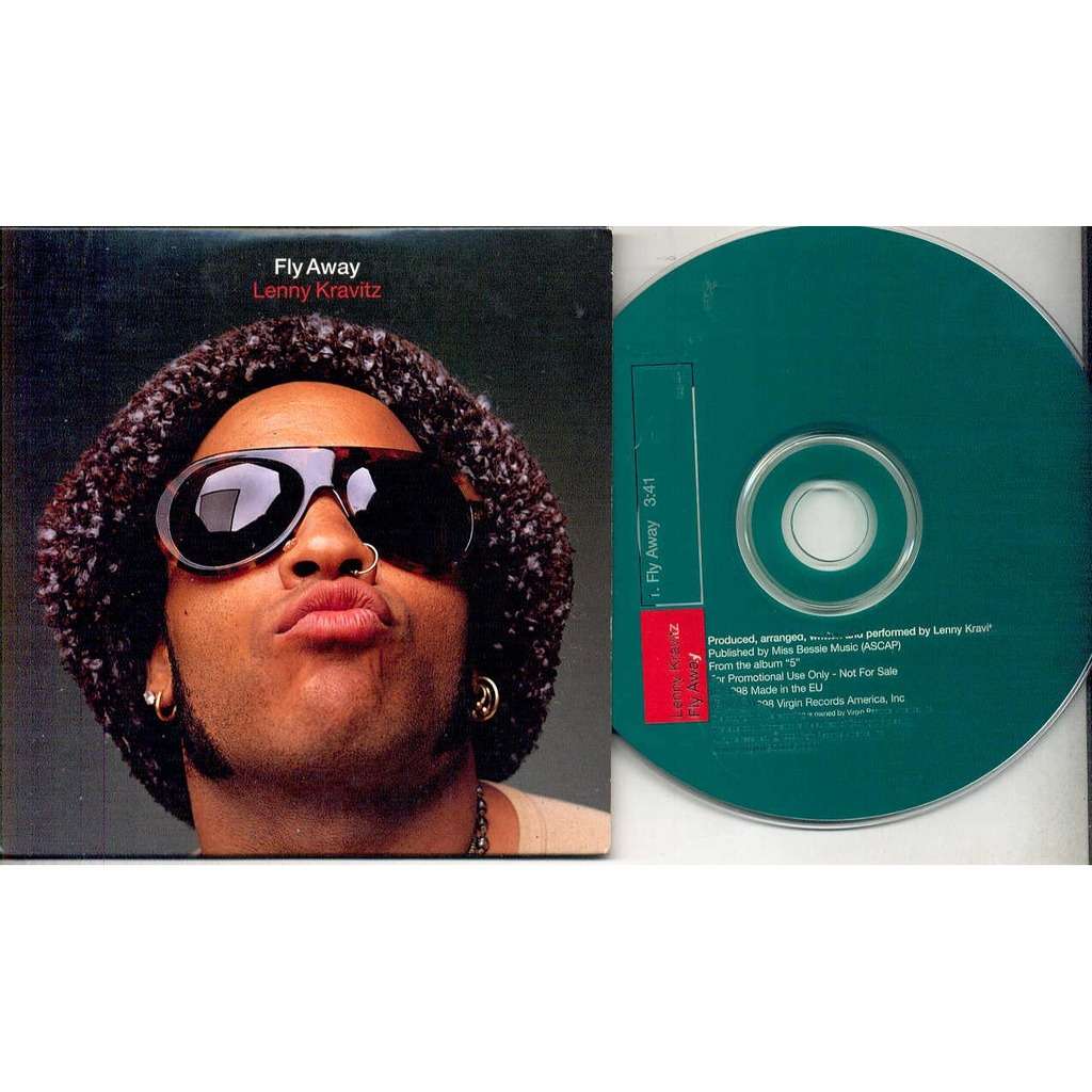 Lenny Kravitz Fly Away (Euro 1998 Ltd 1-trk promo CD unique card ps)