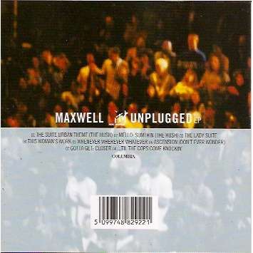 MAXWELL MTV UNPLUGGED EP