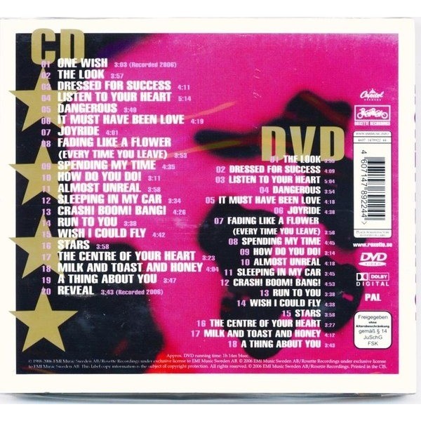 Hits a collection of their 20 greatest songs! by Roxette, CD + DVD