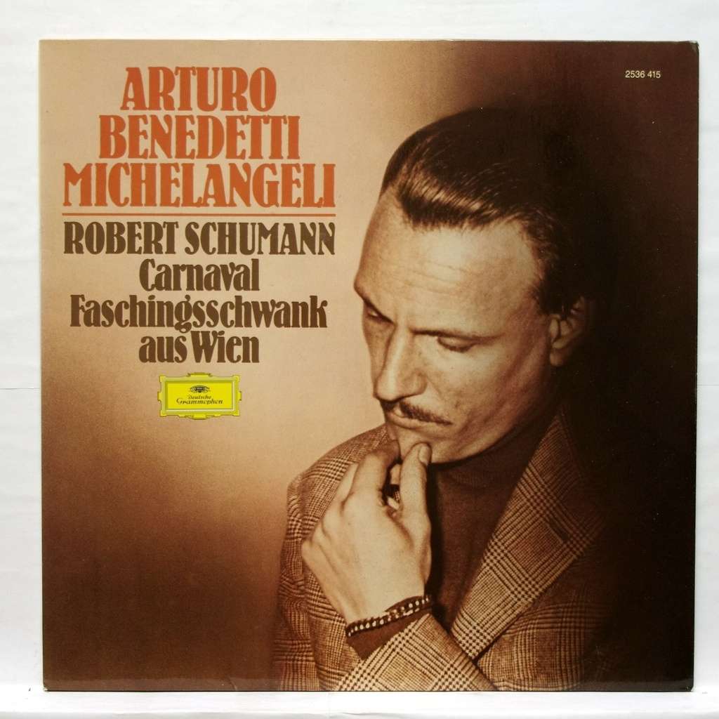 Schumann : carnaval op.9 by Arturo Benedetti Michelangeli, LP with ...