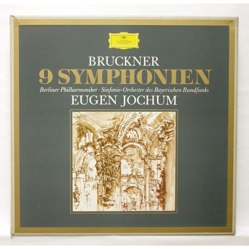 Bruckner : 9 Symphonies By Eugen Jochum, LP Box Set With Elyseeclassic ...