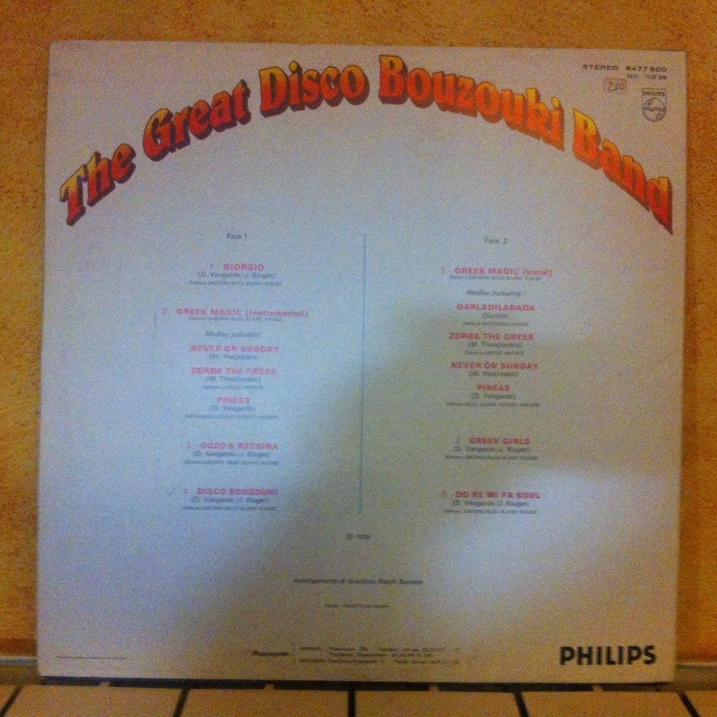The great disco bouzouki band by Great Disco Bouzouki Band, LP with
