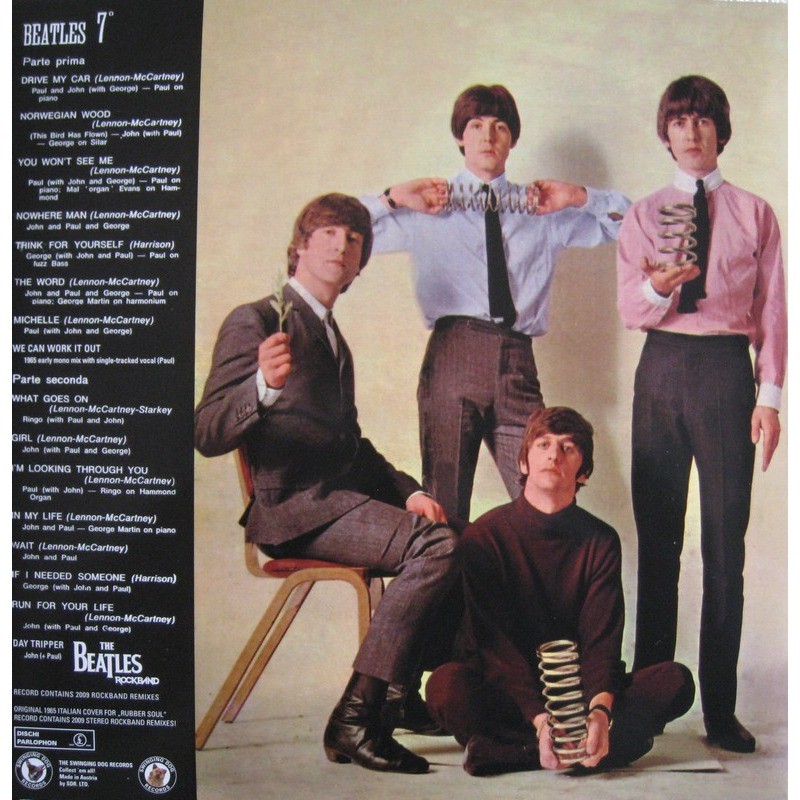 Rubber soul ( the rock band mixes 2009) by The Beatles, LP with kroun2