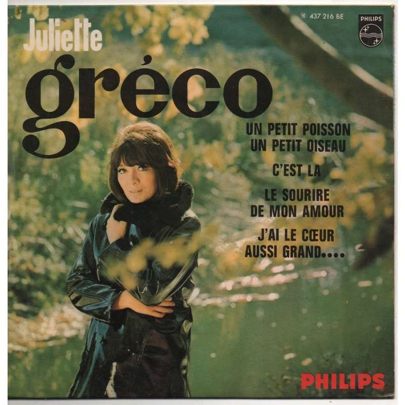 Juliette Greco Un Petit Poisson Un Petit Oiseau