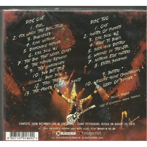  metallica  -  saint petersbourg 