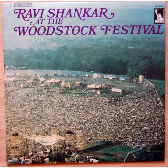 RAVI SHANKAR at the woodstock festival, LP for sale on