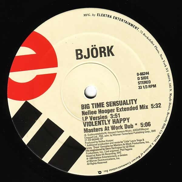 Big time sensuality x8 / violently happy (special edition ) by Björk