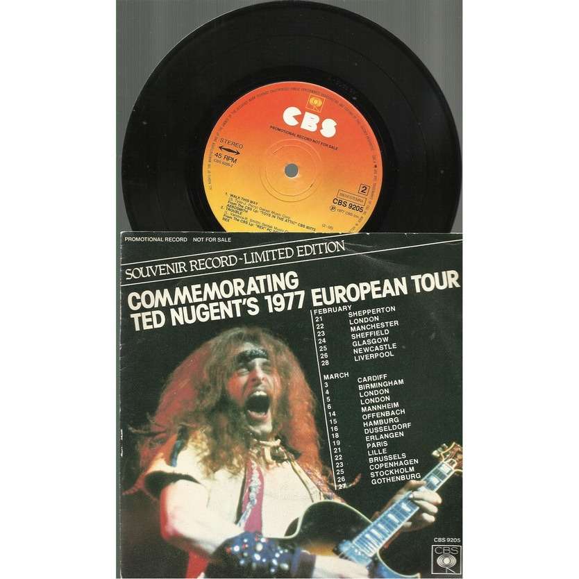  commemorating ted nugent's 1977 european tour 
