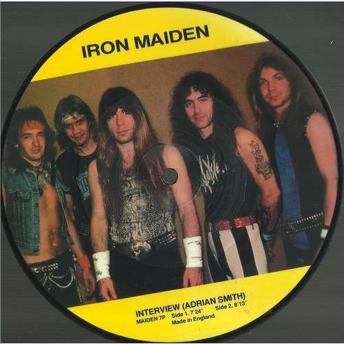  interview picture disc adrian smith 