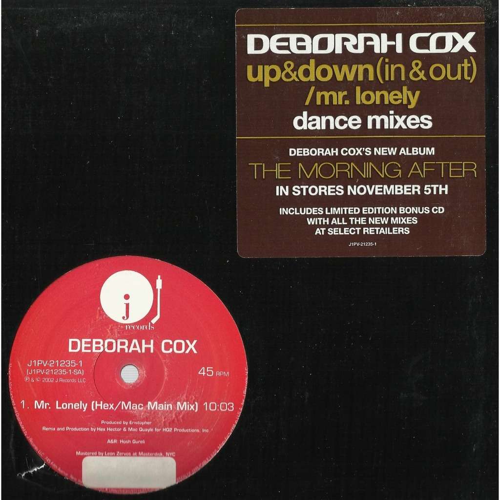 Mr. lonely - 2mix / up & down - ( vinyl 1 only ) by Deborah Cox