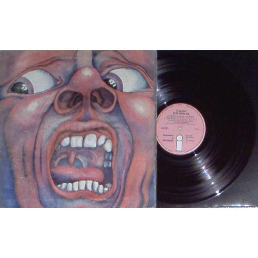 In the court of crimson king (uk 1969 original 5-trk lp on pink