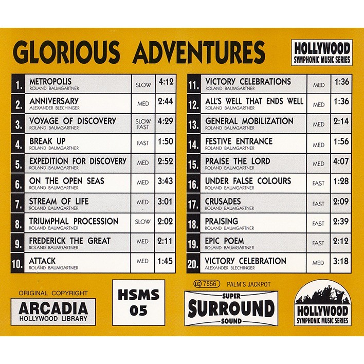 Roland Baumgartner / Alexander Blechinger Glorious Adventures