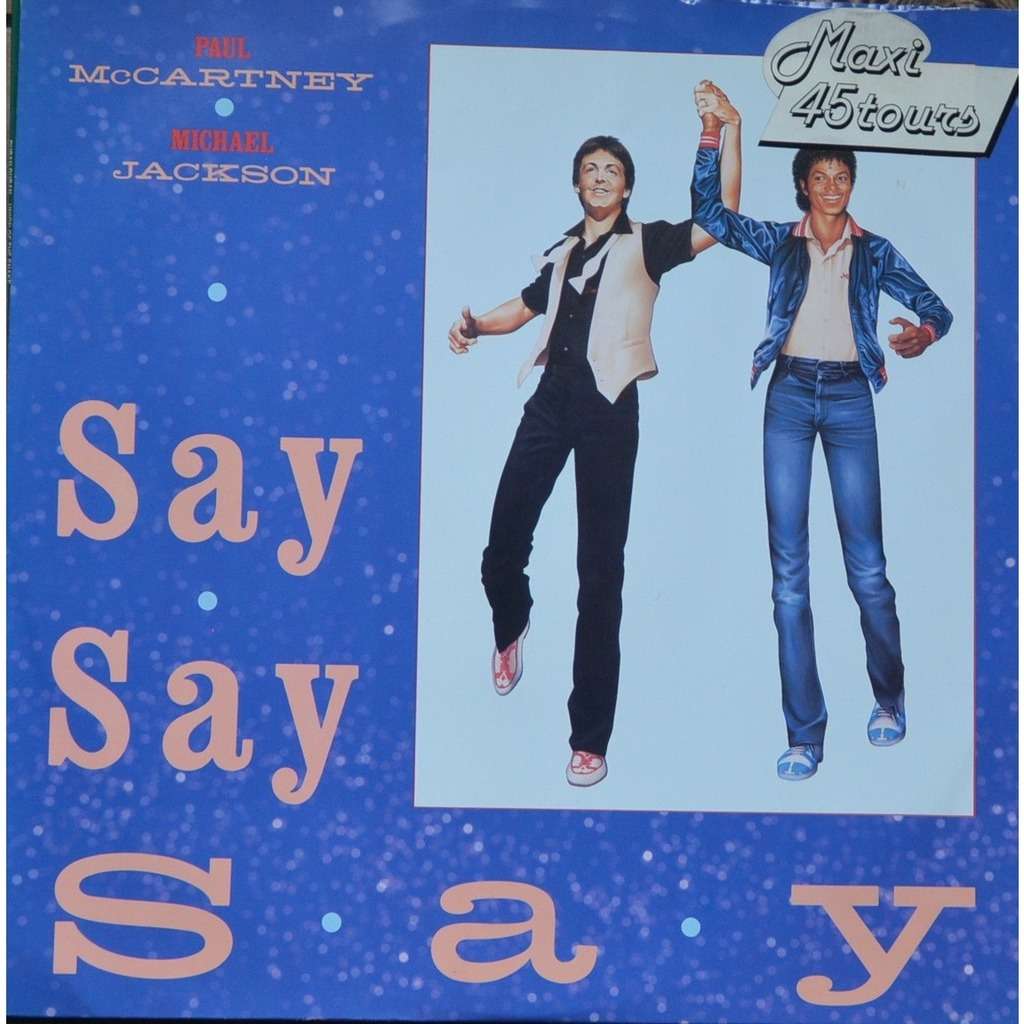 Say say say de Paul Mccartney Michael Jackson, Maxi 45T chez pycvinyl