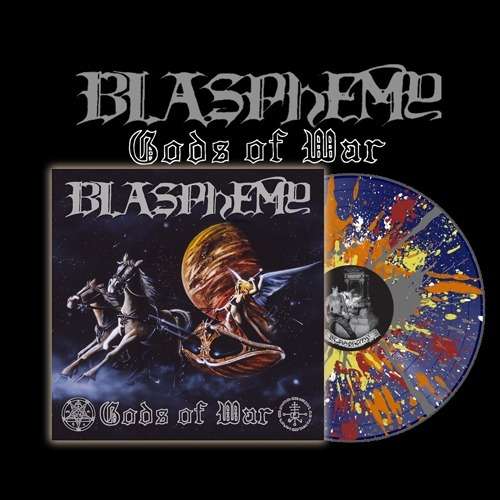 BLASPHEMY Gods of War - Blood Upon The Altar. Splatter Vinyl