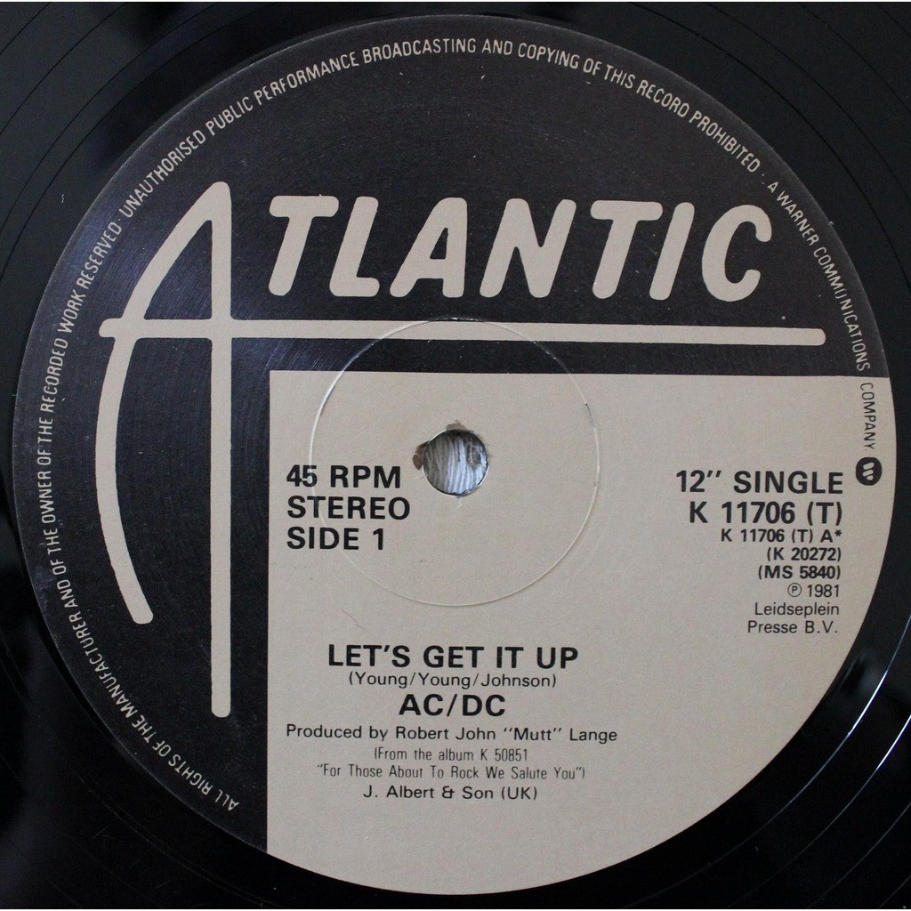Let's get it up by Ac/Dc, 12inch with godsave4 Ref117991496