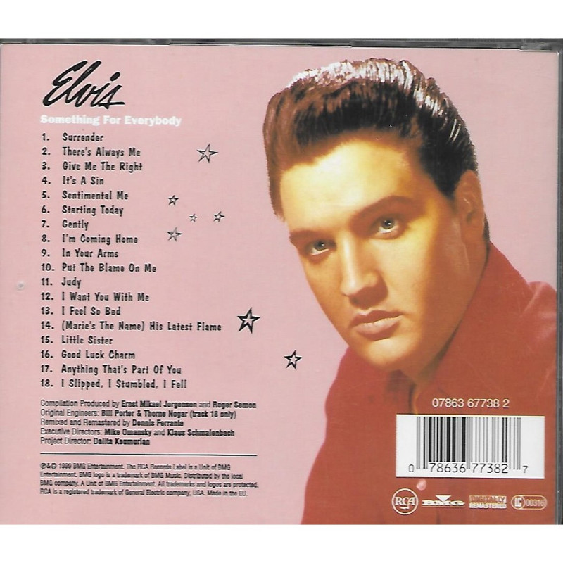 Something for everybody by Elvis Presley, CD with skyrock91 - Ref:117998468