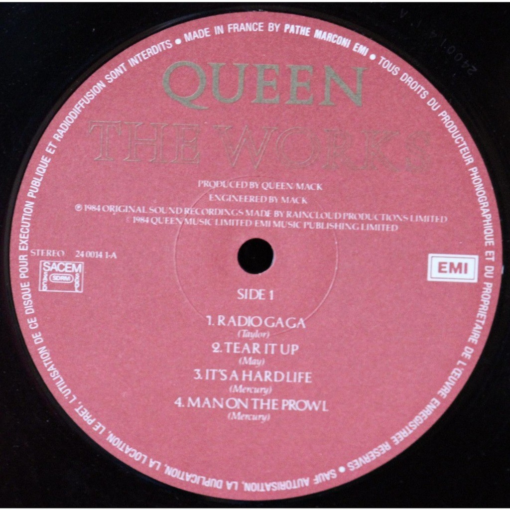 The Works By Queen Lp With Godsave4 Ref117998800