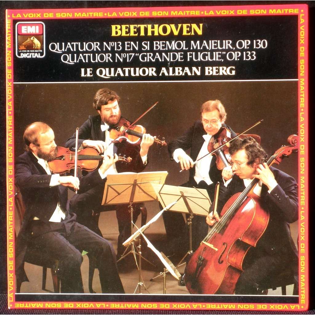 Quatuors 13 Op 130 & 17 Op 133 By Beethoven Alban Berg Quartet, LP ...