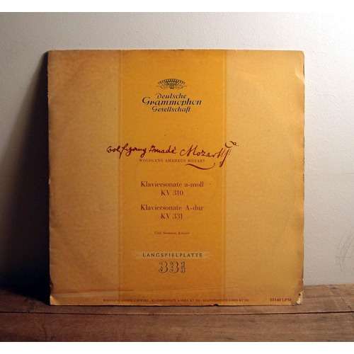 Mozart klavier sonata kv 310 & 331 by Carl Seeman, LP with soulableta