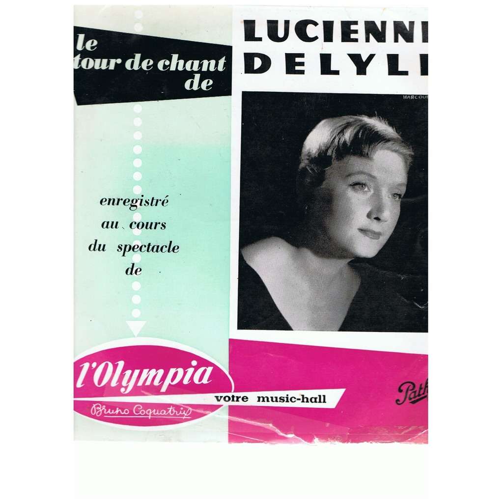 Lucienne delyle a l'olympia de Lucienne Delyle, 25 cm chez sonic