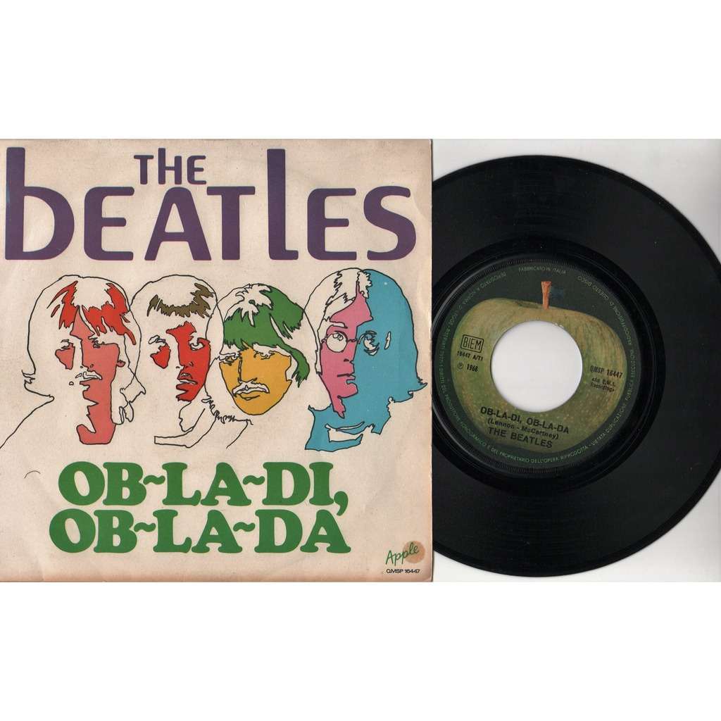 Ob-la-di ob-la-da (italian 1968 original 2-trk 7single on