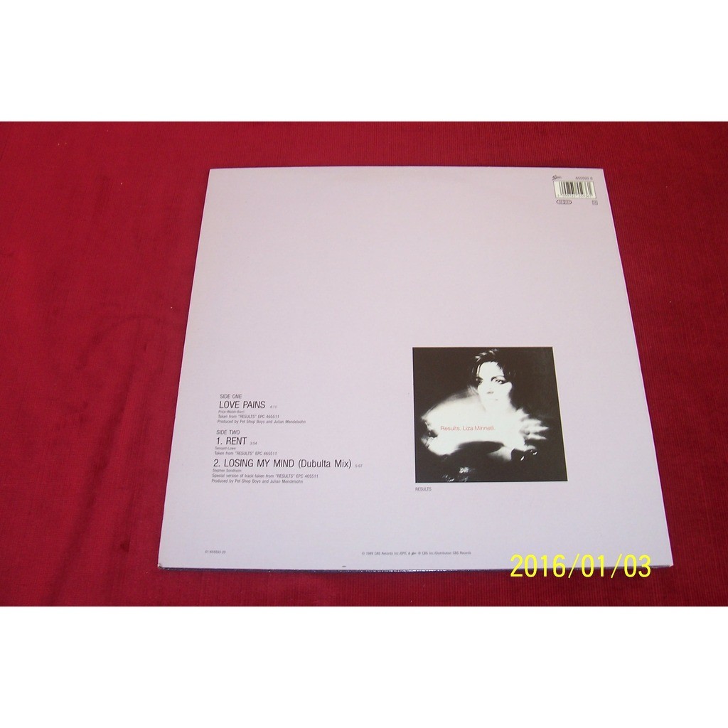 Love pains by Liza Minnelli, 12inch with oemie - Ref:118077035