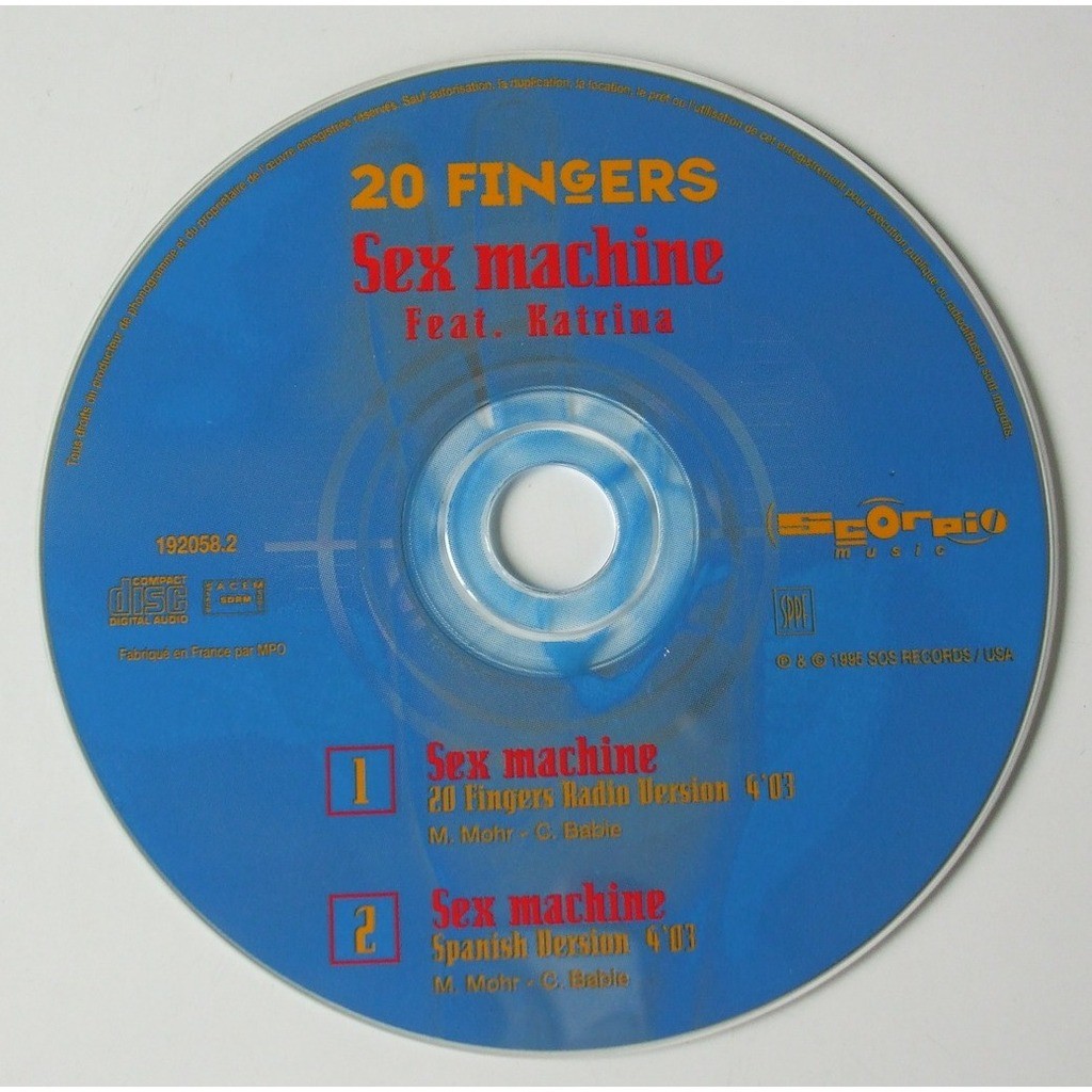 Sex machine by 20 Fingers, CDS with dom88 - Ref:118140253