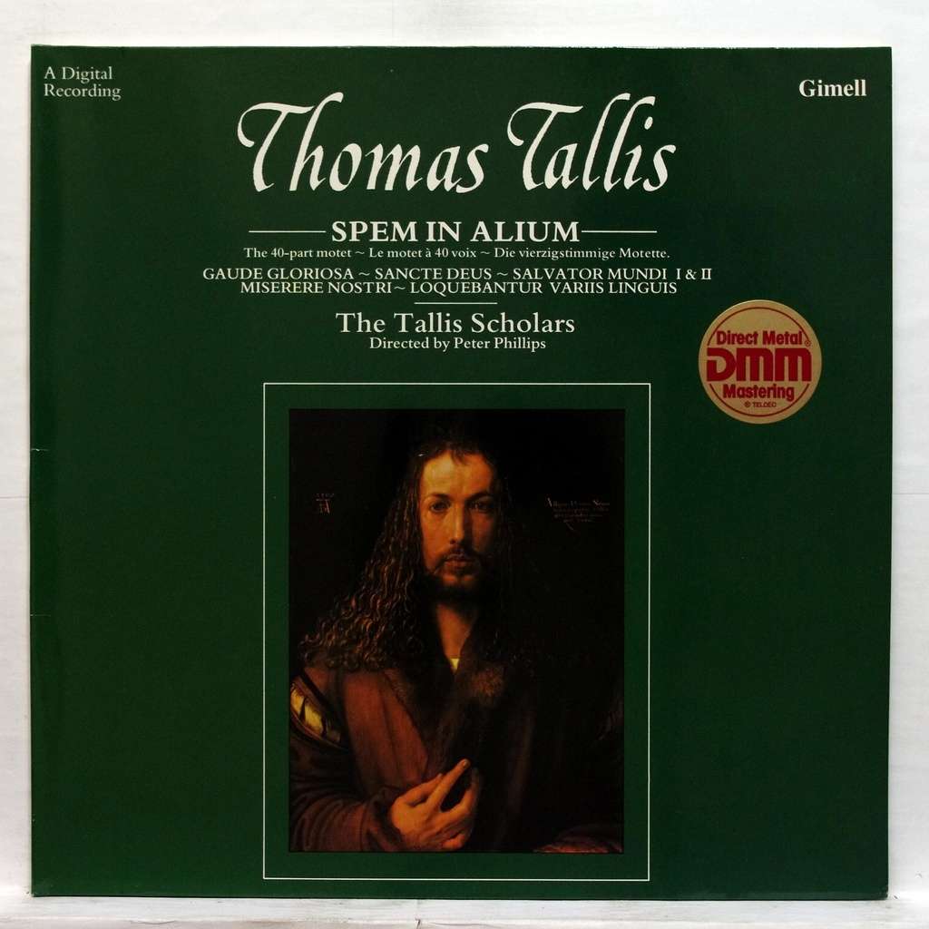 Thomas tallis spem in alium by The Tallis Scholars, LP Gatefold with