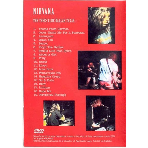 The trees club dallas texas (saturday october 19th 1991) by Nirvana
