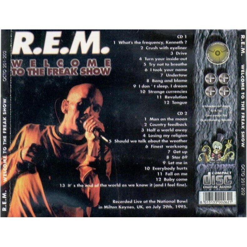 to the freak show (national bowl milton keynes uk 29.07.1995