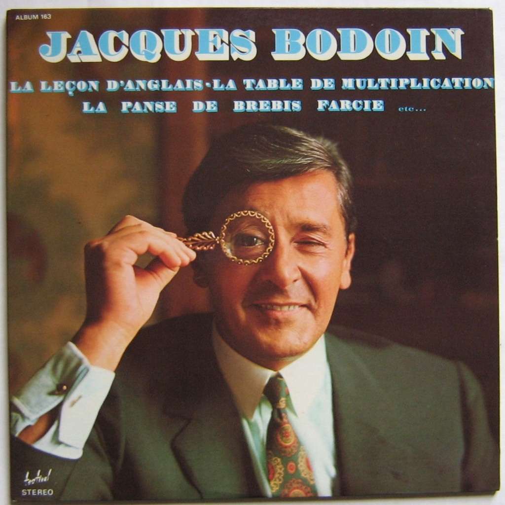 La lecon d'anglais de Jacques Bodoin, Double 33T Gatefold chez