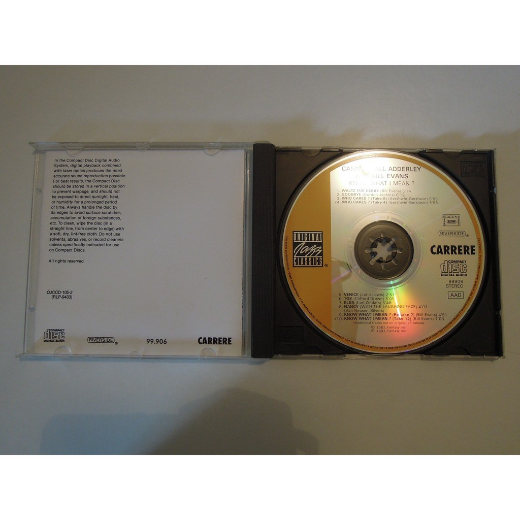 アナプロ Cannonball Adderley Bill Evans 45回転 (GOLD CD) キャノン