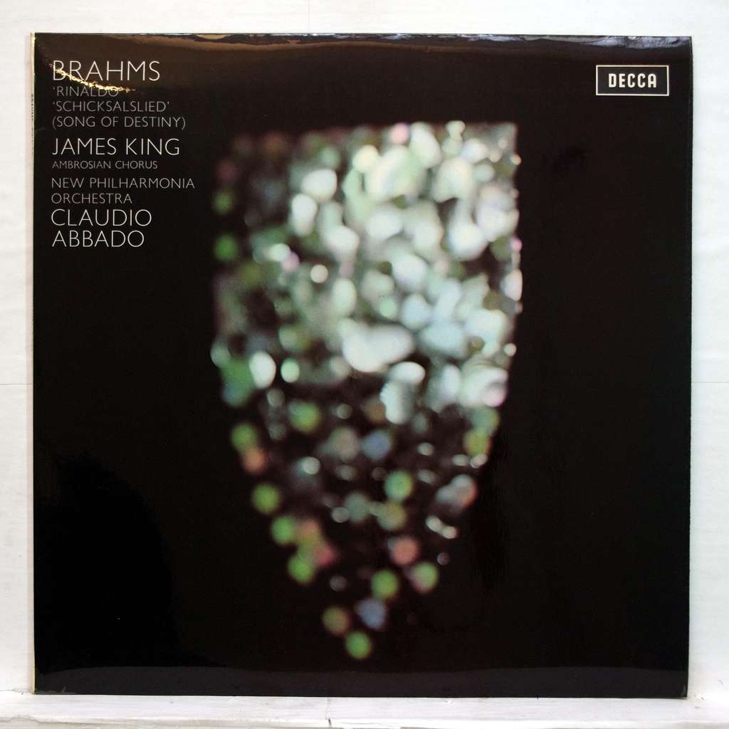 Brahms rinaldo cantata for tenor, male chorus & orchestra by Claudio