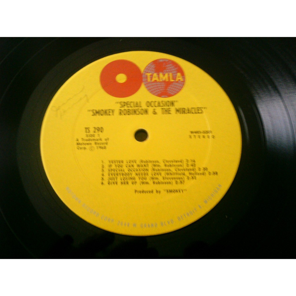 Special occasion by Smokey Robinson & The Miracles, LP with oliveblues