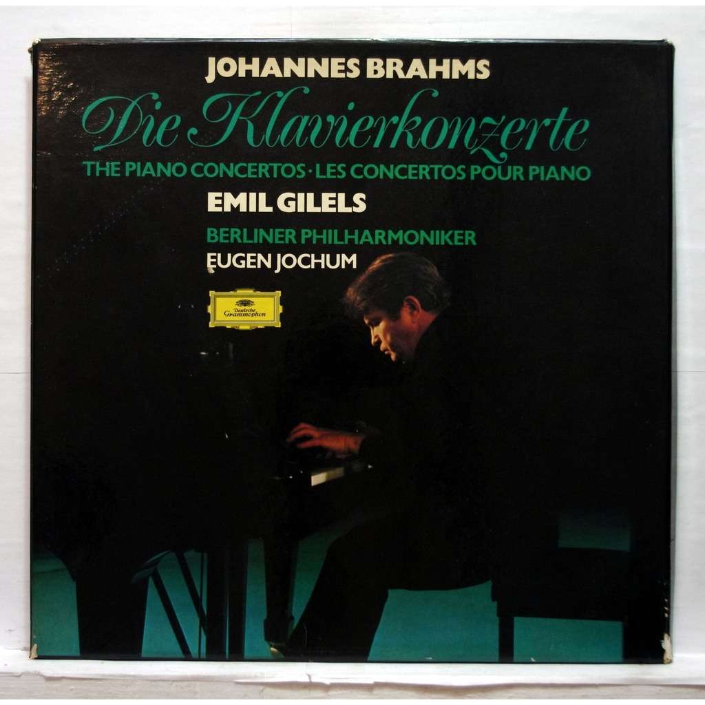 Brahms : The Piano Concertos De Emil Gilels, Coffret 33T Chez ...