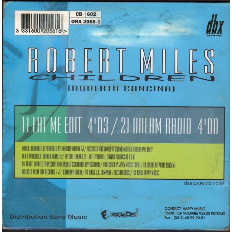 Children by Robert Miles, CD with grigo - Ref:118258457