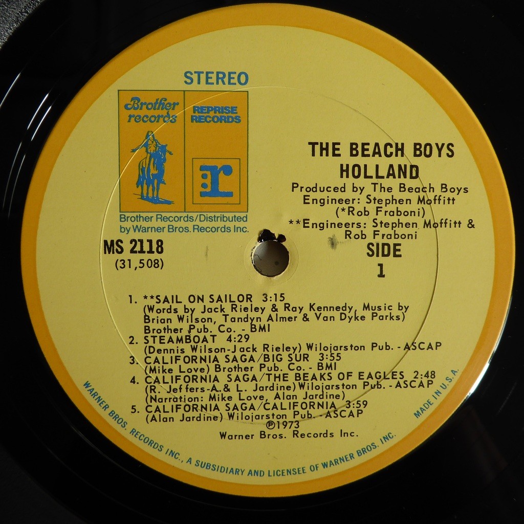 Holland (pop, surf rock) by Beach Boys, LP with ouioui14 - Ref 